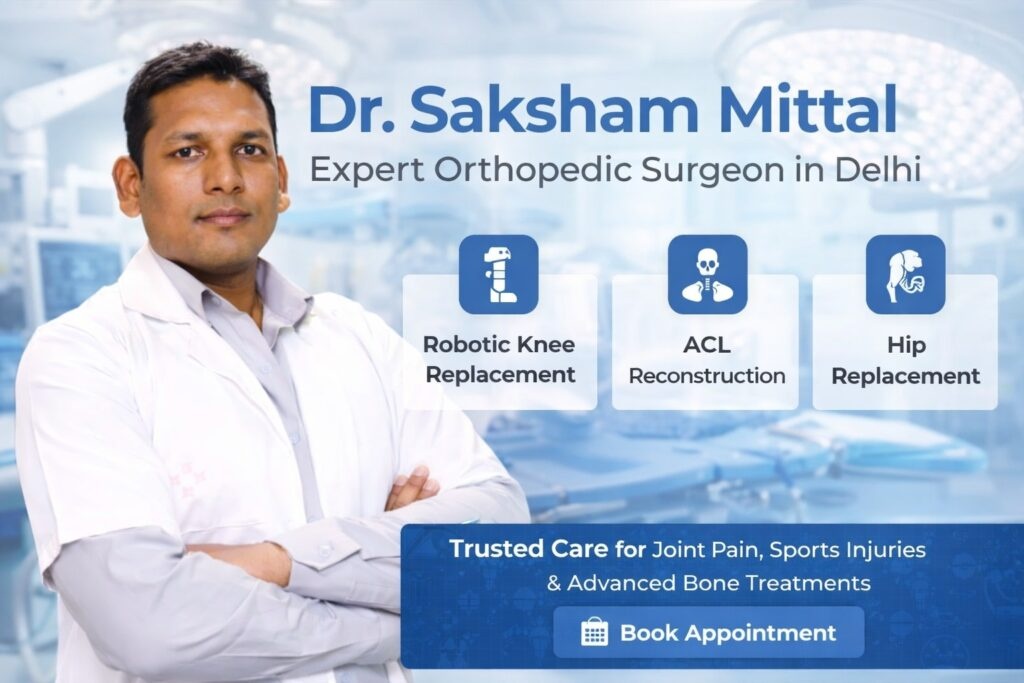 Best Orthopedic Surgeon in Delhi for Knee Hip and Spine&nbsp;Treatments